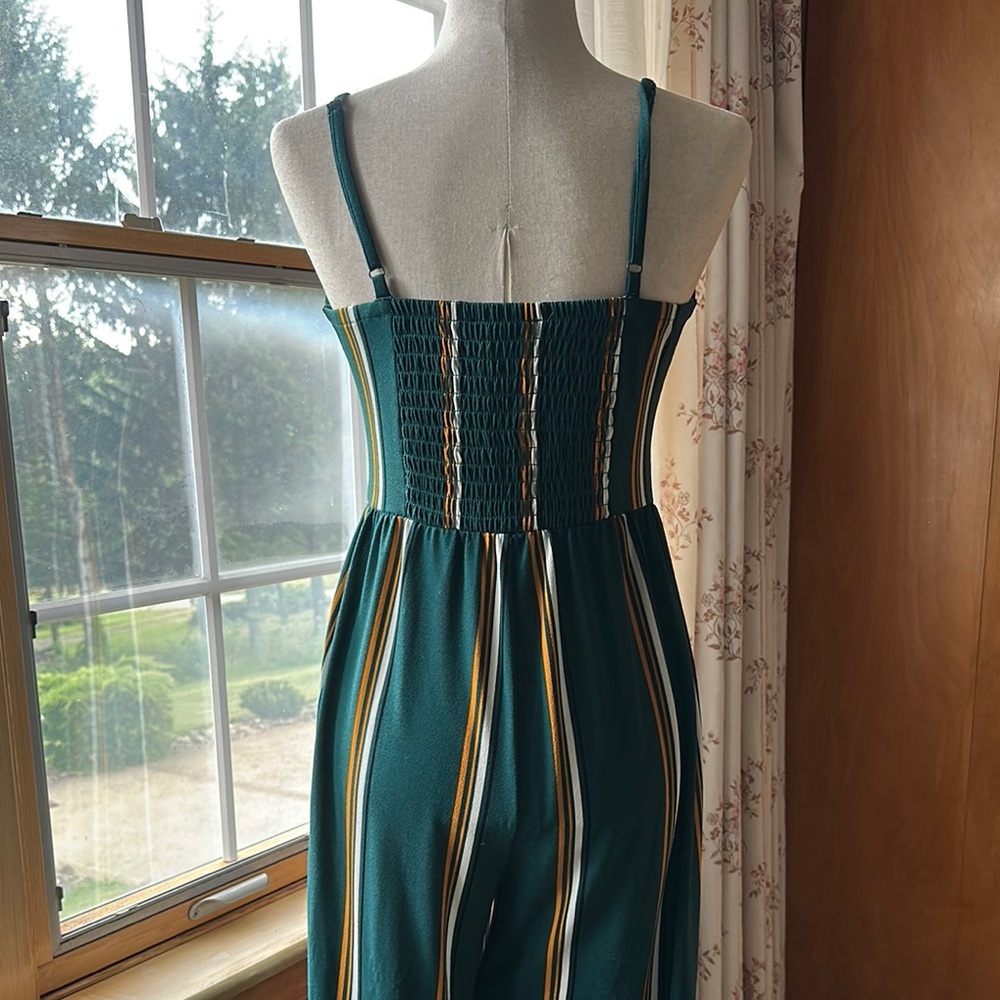 Express (NWT)- Stripped & Strappy Jumpsuit - Picture 9 of 11